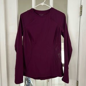 Athleta long-sleeve running shirt